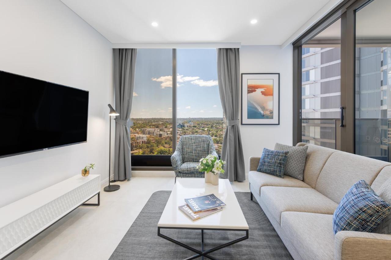 Meriton Suites George Street, Parramatta ซิดนีย์ ภายนอก รูปภาพ