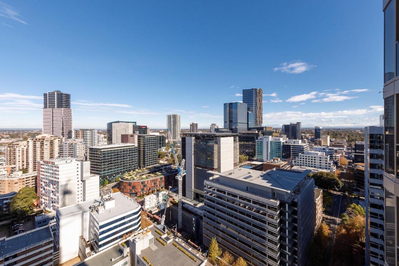 Meriton Suites George Street, Parramatta ซิดนีย์ ภายนอก รูปภาพ