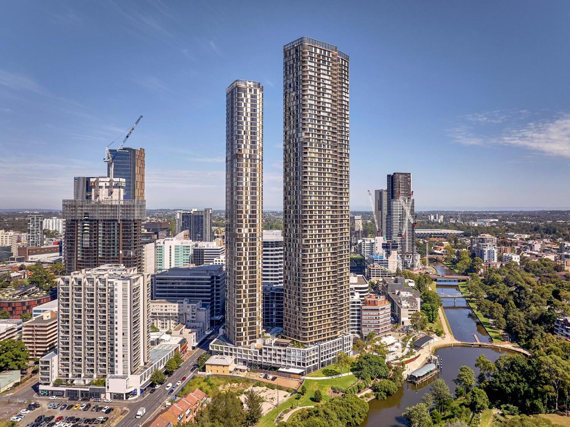 Meriton Suites George Street, Parramatta ซิดนีย์ ภายนอก รูปภาพ