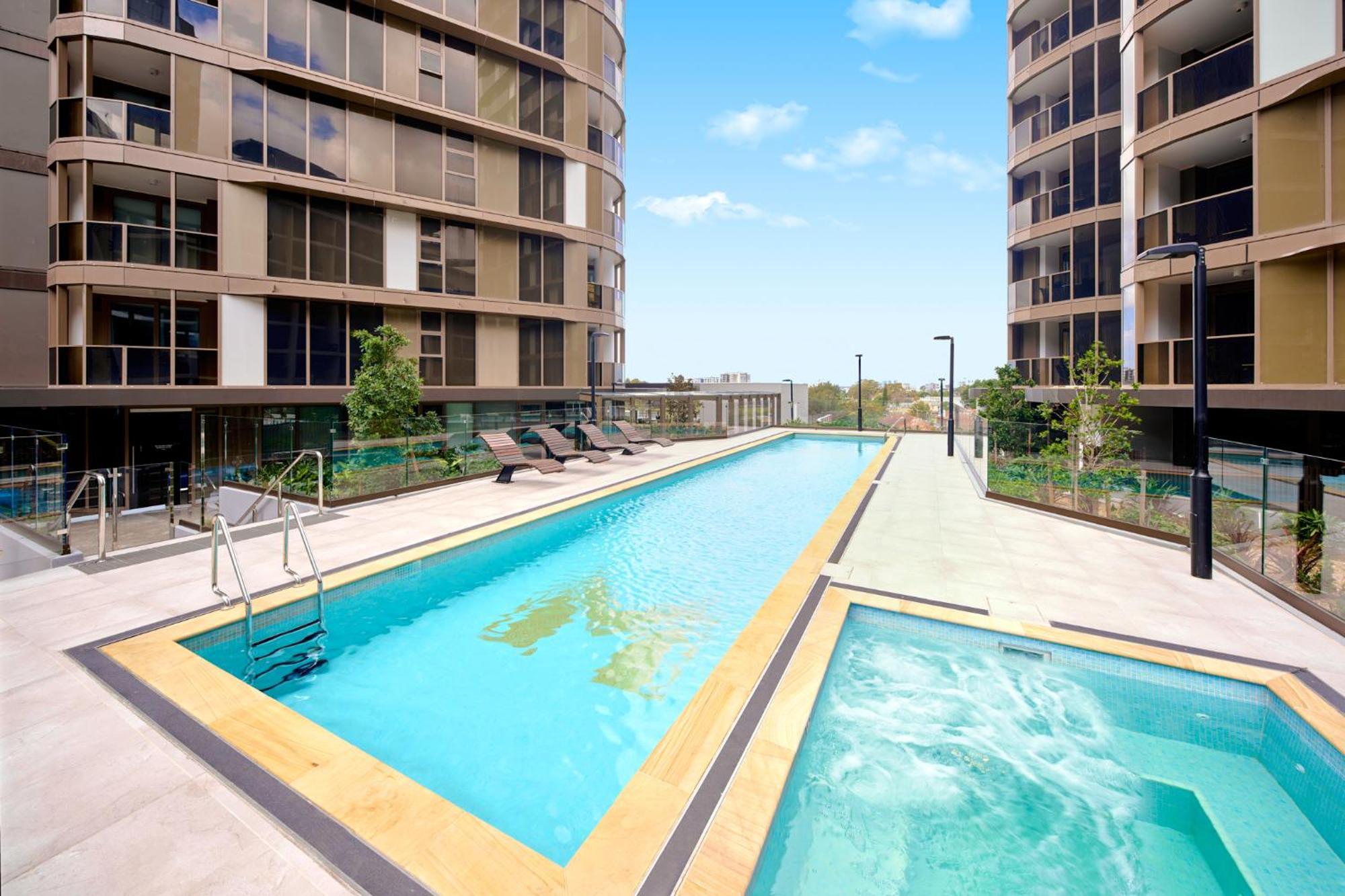 Meriton Suites George Street, Parramatta ซิดนีย์ ภายนอก รูปภาพ